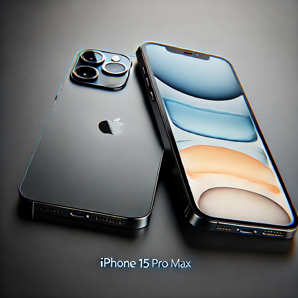iPhone 15 Pro Max met groot display en geavanceerd camera systeem
